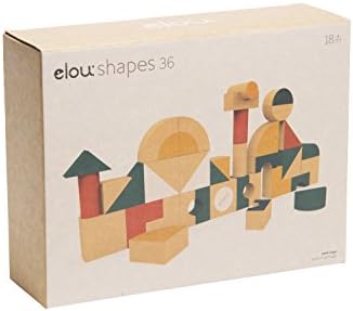 Amazon | elou エロウ 軽い コルク 積み木 elouシェイプス 36P